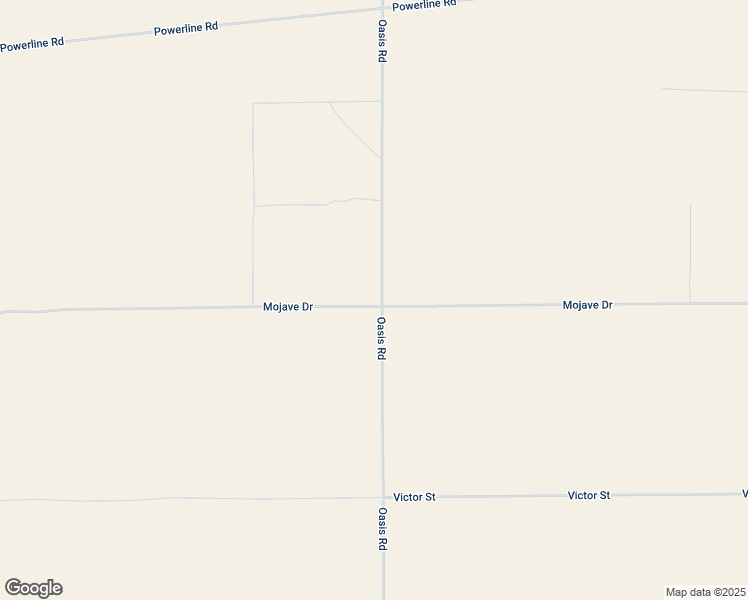 map of restaurants, bars, coffee shops, grocery stores, and more near Oasis Road in Pinon Hills