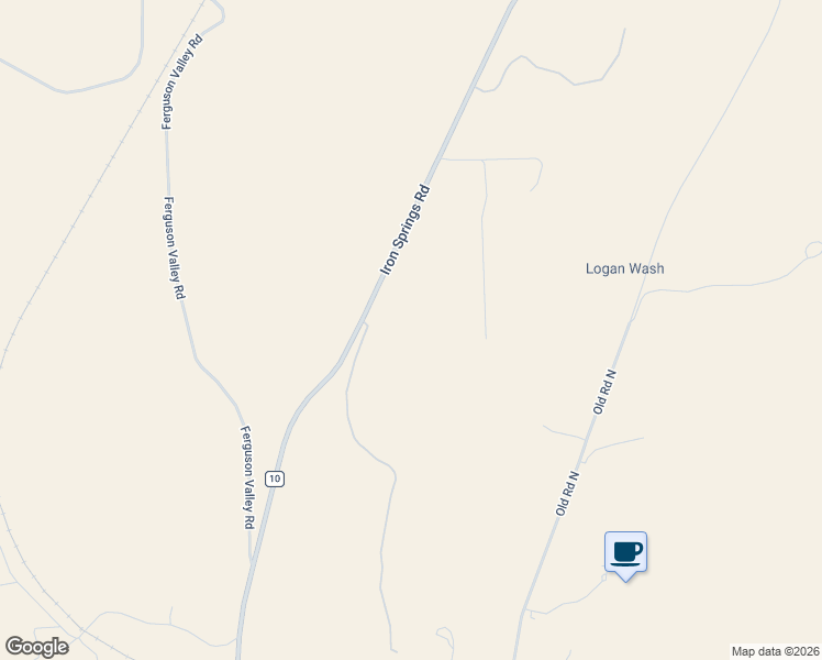 map of restaurants, bars, coffee shops, grocery stores, and more near 1365 Iron Springs Road in Skull Valley