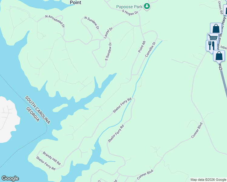 map of restaurants, bars, coffee shops, grocery stores, and more near 517 Point Road in Westminster