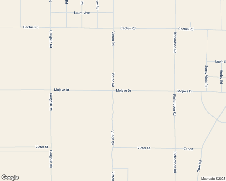 map of restaurants, bars, coffee shops, grocery stores, and more near Vinton Road in Adelanto