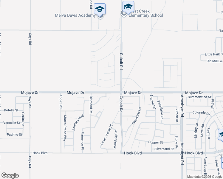 map of restaurants, bars, coffee shops, grocery stores, and more near 13235 Sierra Moreno Way in Victorville