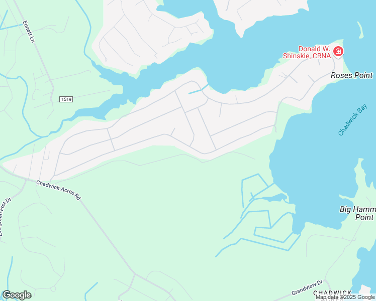 map of restaurants, bars, coffee shops, grocery stores, and more near 1431 Chadwick Shores Drive in Sneads Ferry