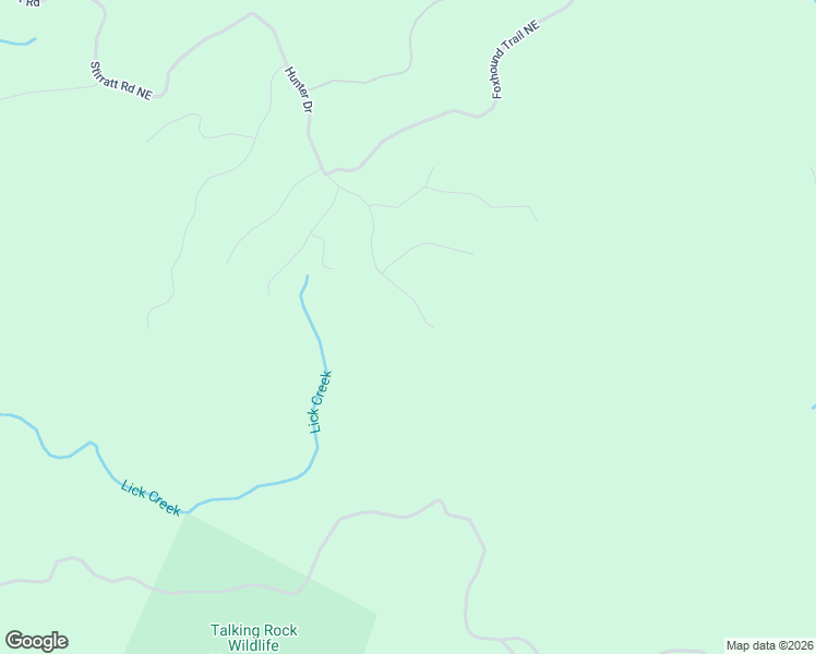 map of restaurants, bars, coffee shops, grocery stores, and more near 1344 Hunter Drive in Ranger