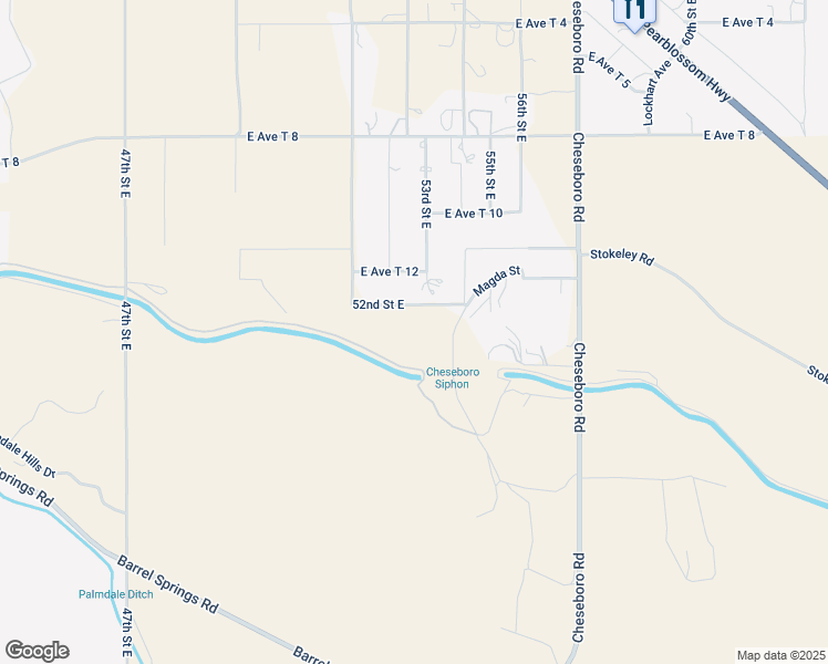 map of restaurants, bars, coffee shops, grocery stores, and more near Nilgon Street in Palmdale