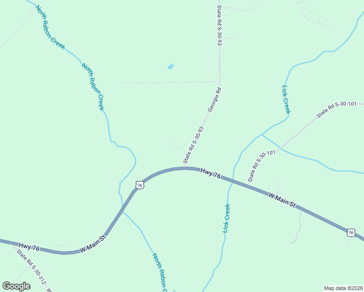 map of restaurants, bars, coffee shops, grocery stores, and more near 890 Georgia Road in Gray Court