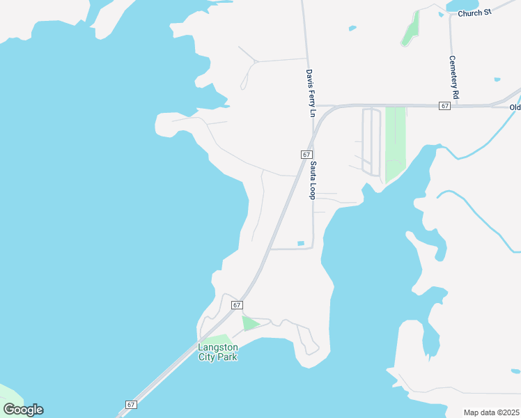 map of restaurants, bars, coffee shops, grocery stores, and more near 96 Robert Davis Road in Langston