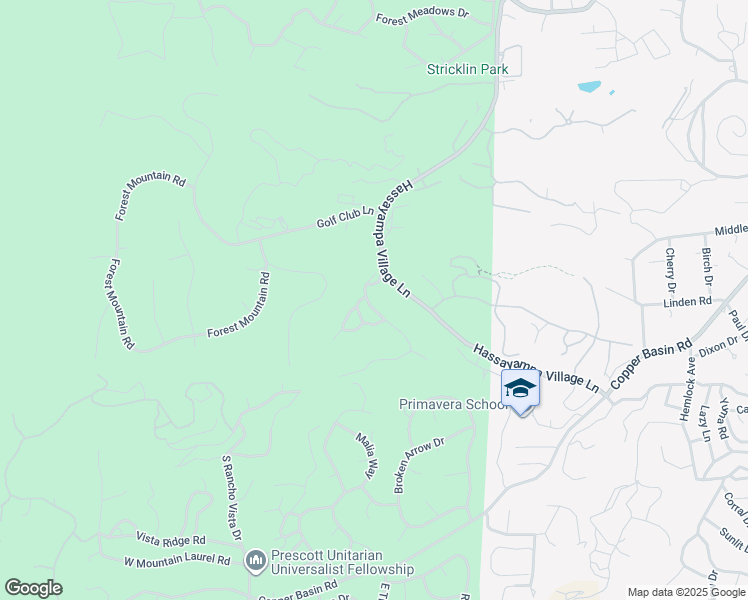 map of restaurants, bars, coffee shops, grocery stores, and more near 681 Crosscreek Drive in Prescott