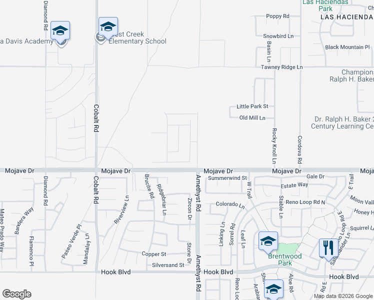 map of restaurants, bars, coffee shops, grocery stores, and more near 15378 Tomahawk Street in Victorville