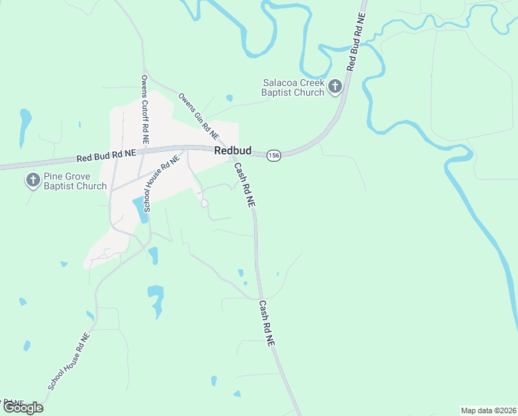 map of restaurants, bars, coffee shops, grocery stores, and more near 651 Cash Road Northeast in Calhoun