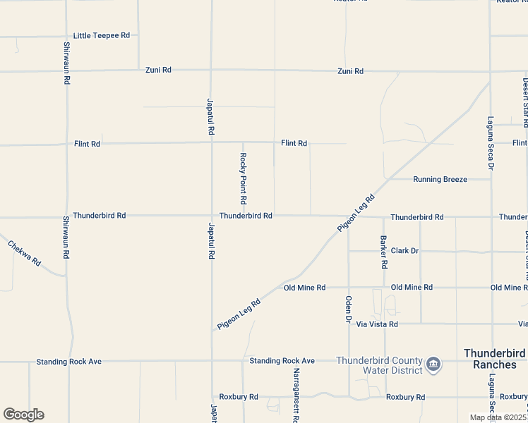 map of restaurants, bars, coffee shops, grocery stores, and more near Mustang Avenue in San Bernardino County