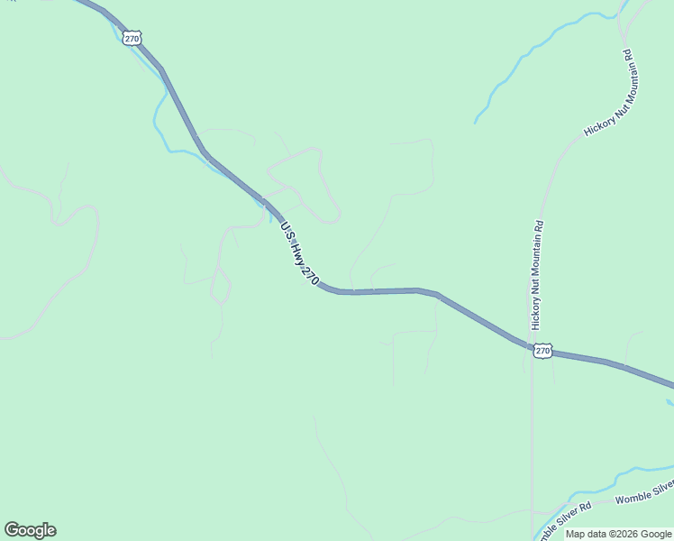 map of restaurants, bars, coffee shops, grocery stores, and more near 19 Broken Rock Road in Mount Ida