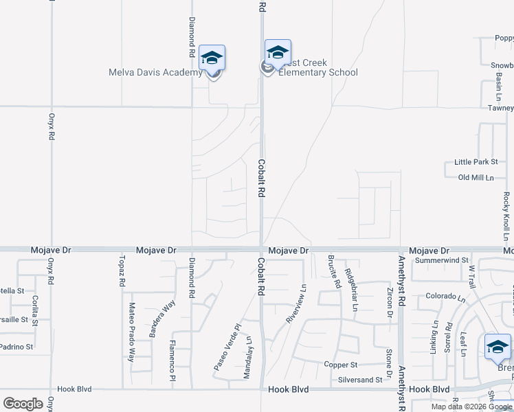 map of restaurants, bars, coffee shops, grocery stores, and more near Cobalt Road in Victorville