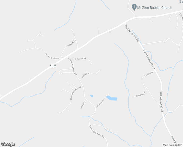 map of restaurants, bars, coffee shops, grocery stores, and more near 761 Foothills Drive in Murrayville