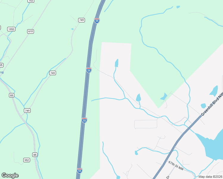 map of restaurants, bars, coffee shops, grocery stores, and more near 1651 Quail Hollow Road Northwest in Fort Payne