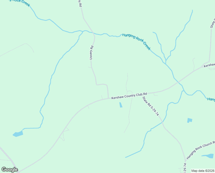 map of restaurants, bars, coffee shops, grocery stores, and more near 1477 Kershaw Country Club Road in Kershaw