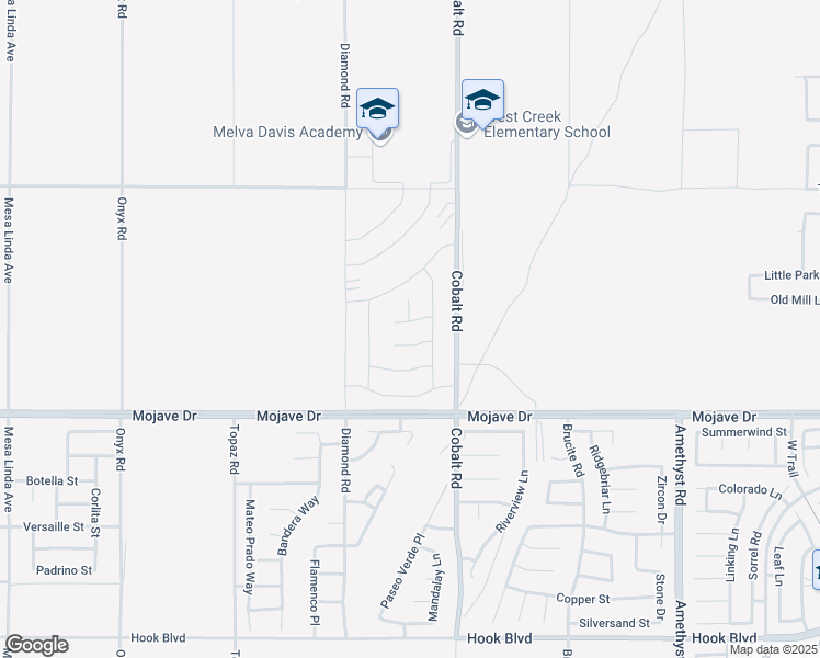 map of restaurants, bars, coffee shops, grocery stores, and more near 13069 Sierra Linda Court in Victorville