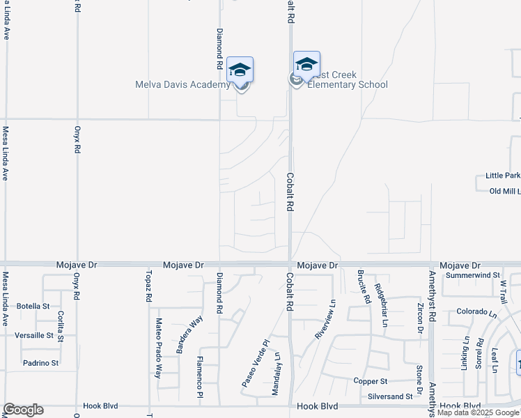 map of restaurants, bars, coffee shops, grocery stores, and more near 13069 Sierra Linda Court in Victorville