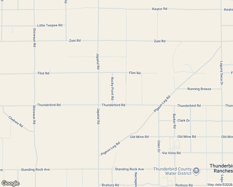 map of restaurants, bars, coffee shops, grocery stores, and more near Rocky Point Road in San Bernardino County
