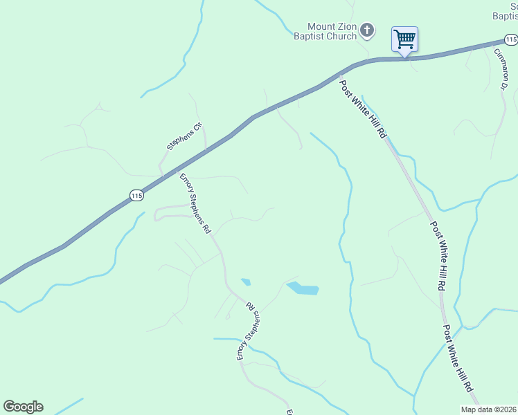 map of restaurants, bars, coffee shops, grocery stores, and more near 213 Foothills Drive in Murrayville