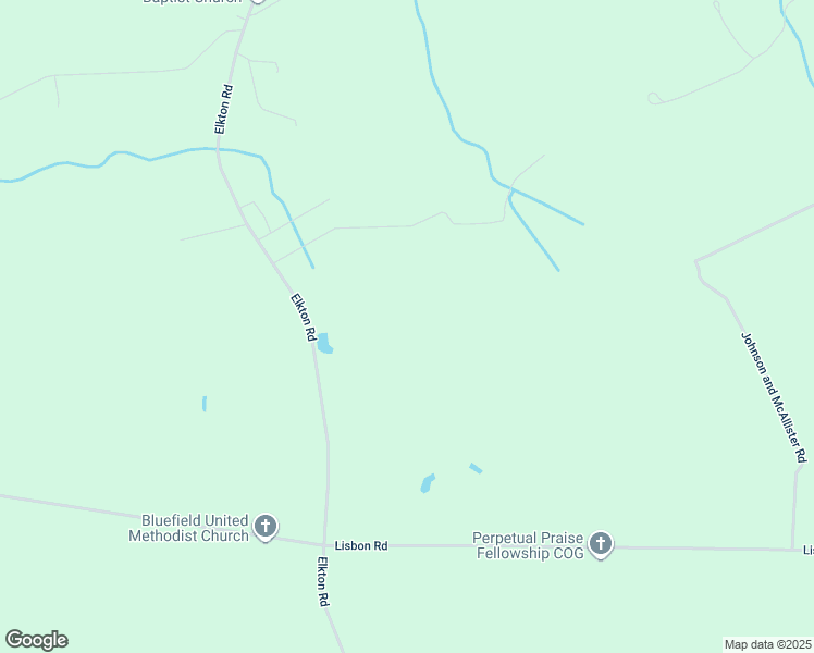 map of restaurants, bars, coffee shops, grocery stores, and more near Elkton Road in Bladen County
