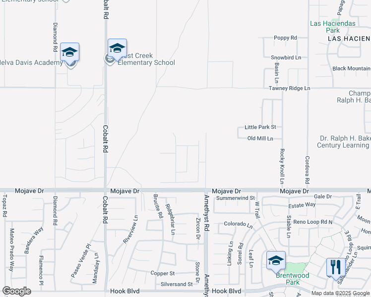 map of restaurants, bars, coffee shops, grocery stores, and more near 13621 Flying Cloud Way in Victorville