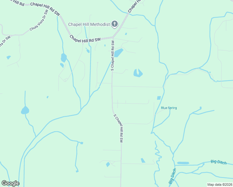 map of restaurants, bars, coffee shops, grocery stores, and more near 3526 South Chapel Hill Road Southwest in Decatur