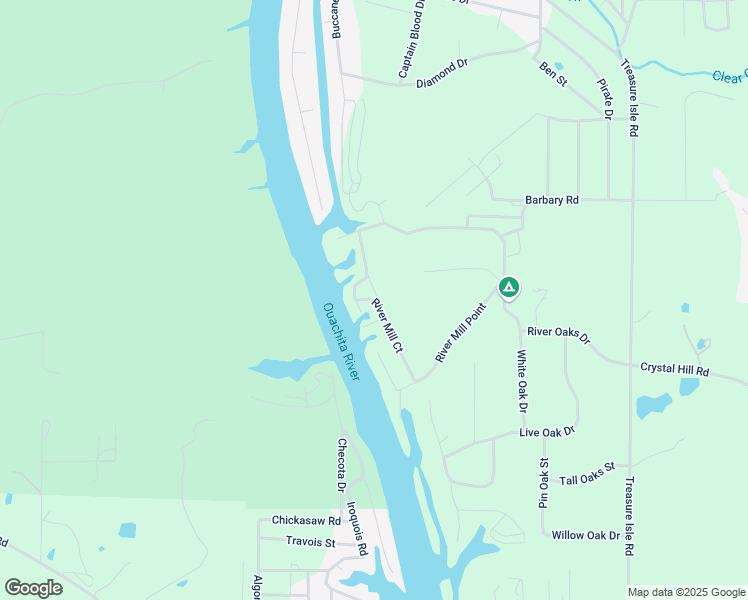 map of restaurants, bars, coffee shops, grocery stores, and more near 173 Barbary Road in Hot Springs