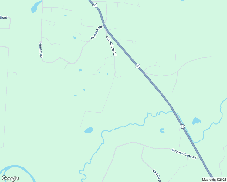 map of restaurants, bars, coffee shops, grocery stores, and more near 3516 South Chatfield Road in Bauxite