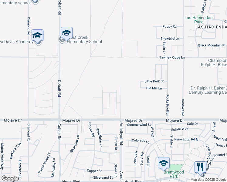 map of restaurants, bars, coffee shops, grocery stores, and more near 13650 Flying Cloud Way in Victorville