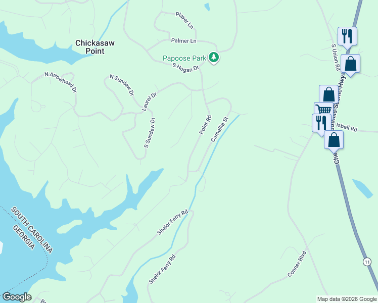 map of restaurants, bars, coffee shops, grocery stores, and more near 338 Point Road in Westminster