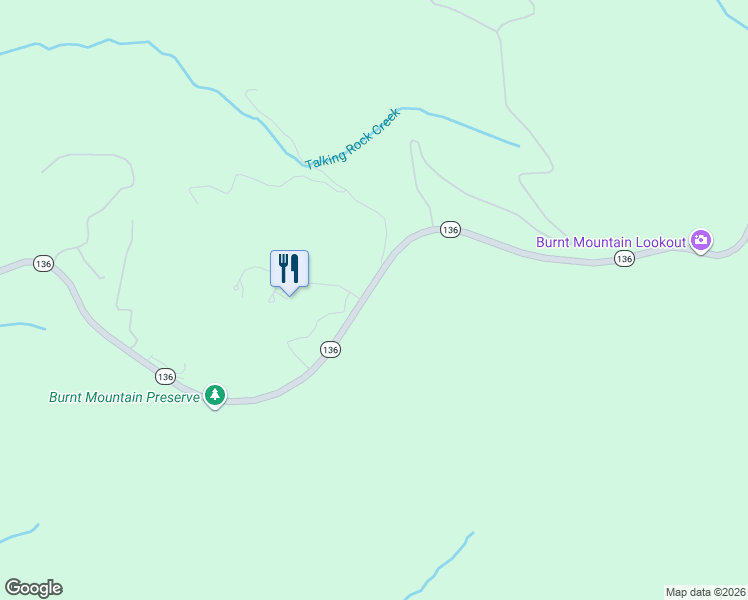 map of restaurants, bars, coffee shops, grocery stores, and more near 4124 Georgia 136 in Jasper