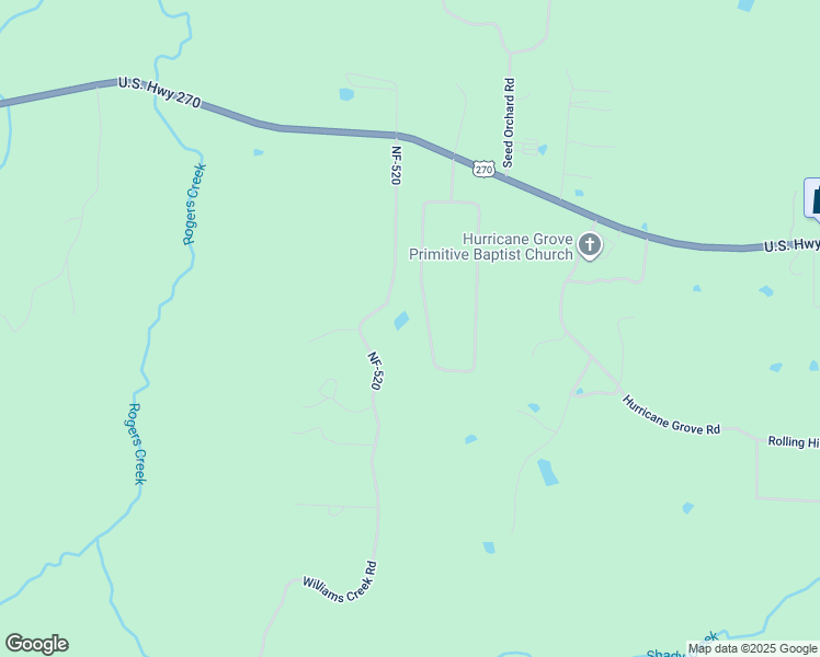 map of restaurants, bars, coffee shops, grocery stores, and more near 185 Pineview Estates Road in Mount Ida