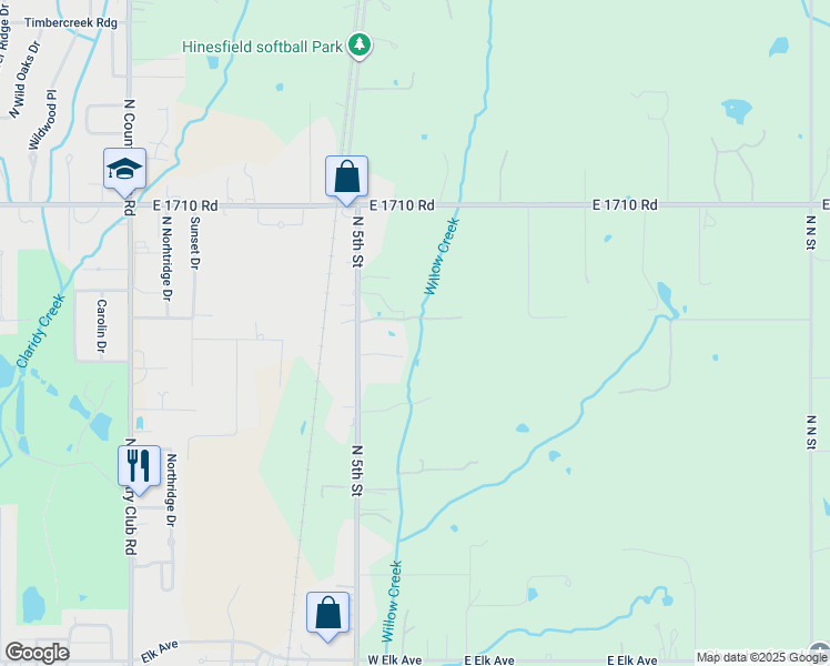 map of restaurants, bars, coffee shops, grocery stores, and more near 398 West Arizona Drive in Duncan