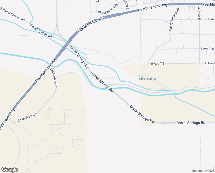 map of restaurants, bars, coffee shops, grocery stores, and more near Barrel Springs Road in Palmdale