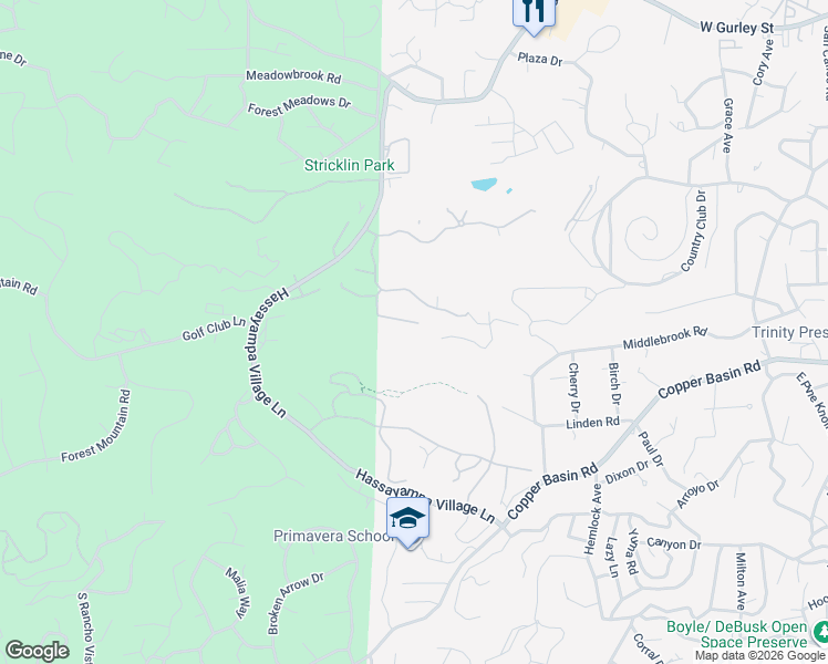 map of restaurants, bars, coffee shops, grocery stores, and more near 1615 Bent Tree Trail in Prescott