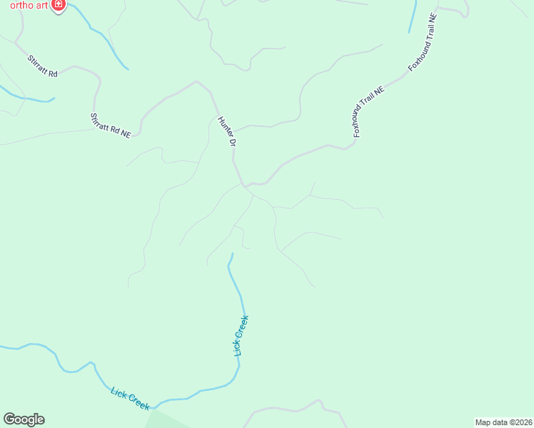 map of restaurants, bars, coffee shops, grocery stores, and more near 1321 Hunter Drive in Ranger