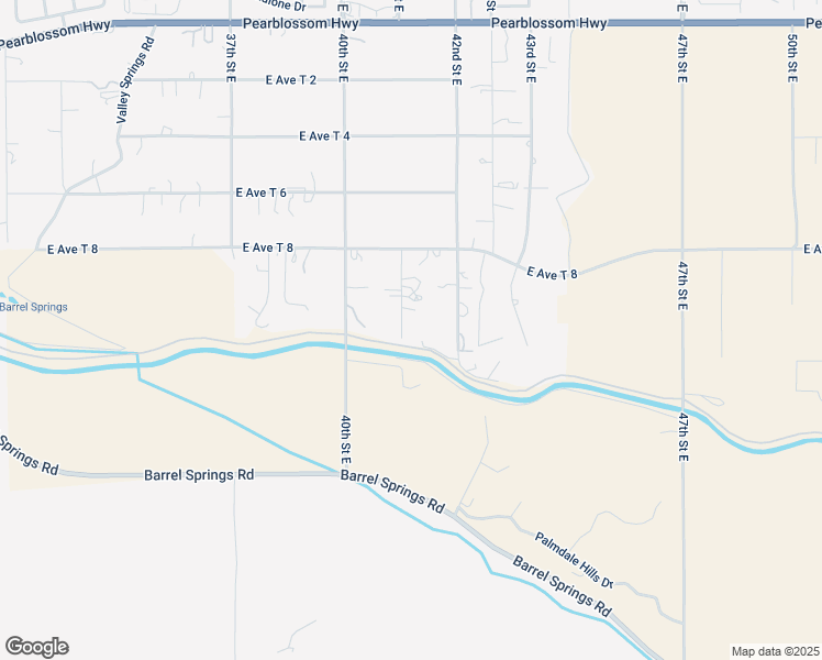 map of restaurants, bars, coffee shops, grocery stores, and more near 35834 41st Street East in Palmdale