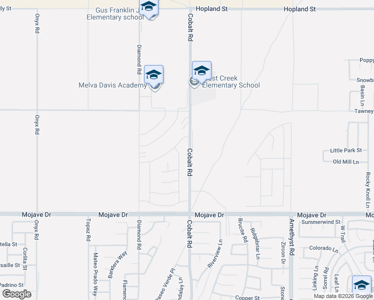 map of restaurants, bars, coffee shops, grocery stores, and more near Cobalt Road in Victorville