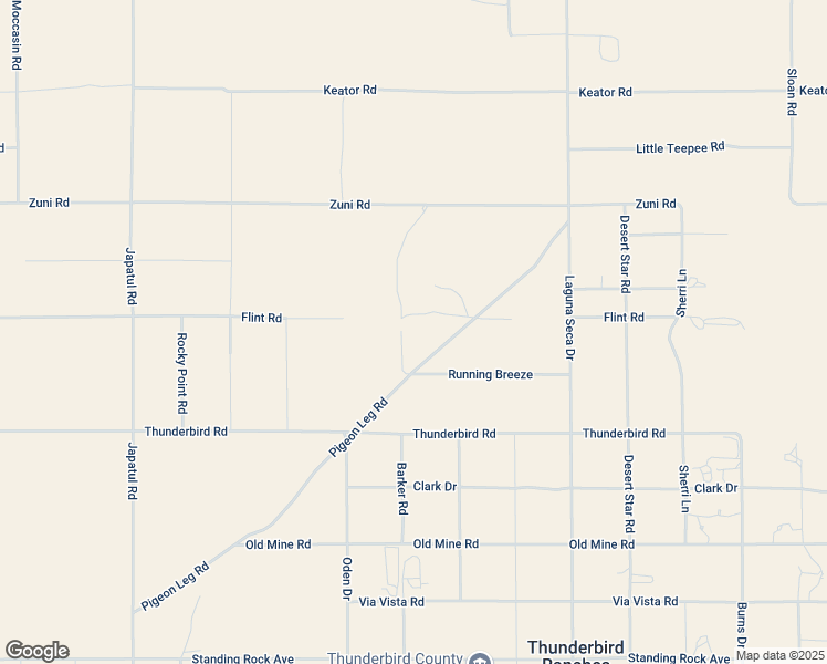 map of restaurants, bars, coffee shops, grocery stores, and more near 15485 Barker Road in Apple Valley