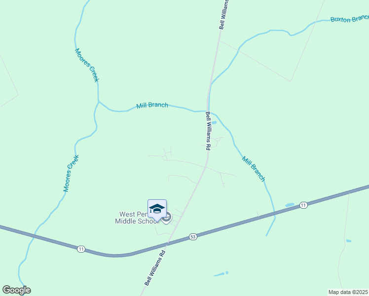 map of restaurants, bars, coffee shops, grocery stores, and more near 104 Murphy Town Road in Burgaw