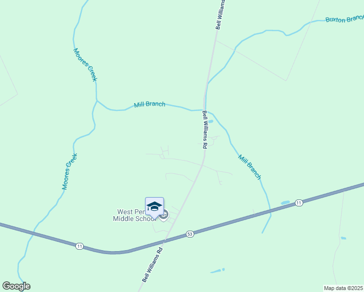 map of restaurants, bars, coffee shops, grocery stores, and more near 104 Murphy Town Road in Burgaw
