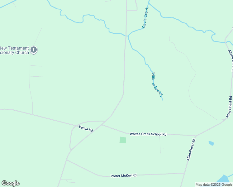 map of restaurants, bars, coffee shops, grocery stores, and more near 1 White Plains Church Road in Clarkton