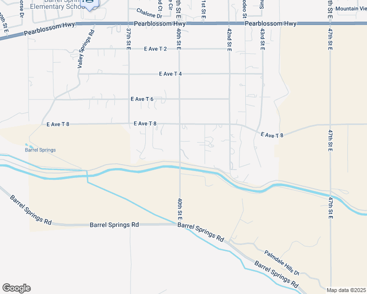 map of restaurants, bars, coffee shops, grocery stores, and more near 35918 40th Street East in Palmdale