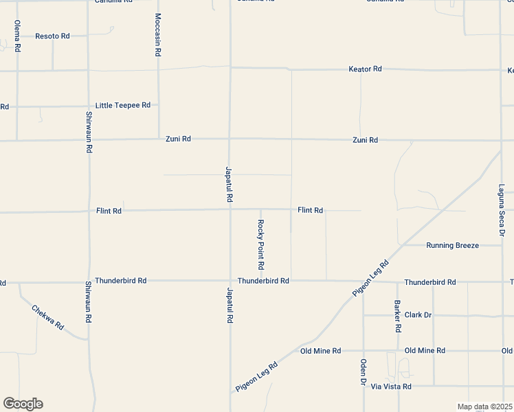 map of restaurants, bars, coffee shops, grocery stores, and more near Flint Road in Apple Valley