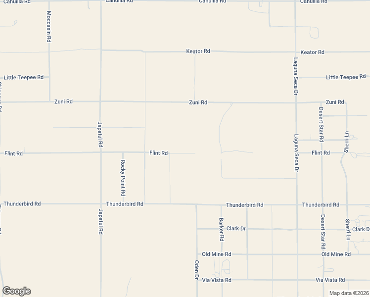 map of restaurants, bars, coffee shops, grocery stores, and more near 24632 Flint Road in Apple Valley