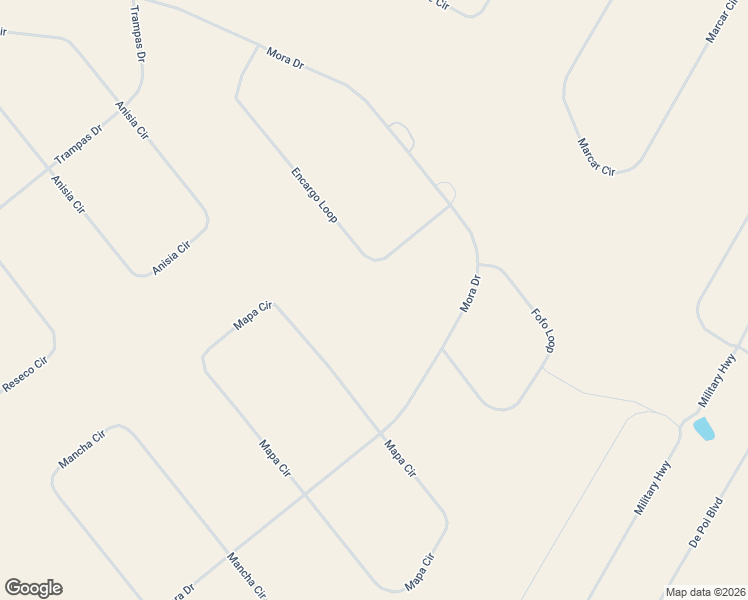 map of restaurants, bars, coffee shops, grocery stores, and more near 22 Encargo Loop in Belen