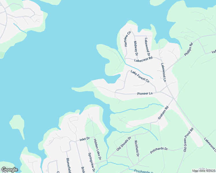 map of restaurants, bars, coffee shops, grocery stores, and more near 514 Pioneer Lane in Anderson