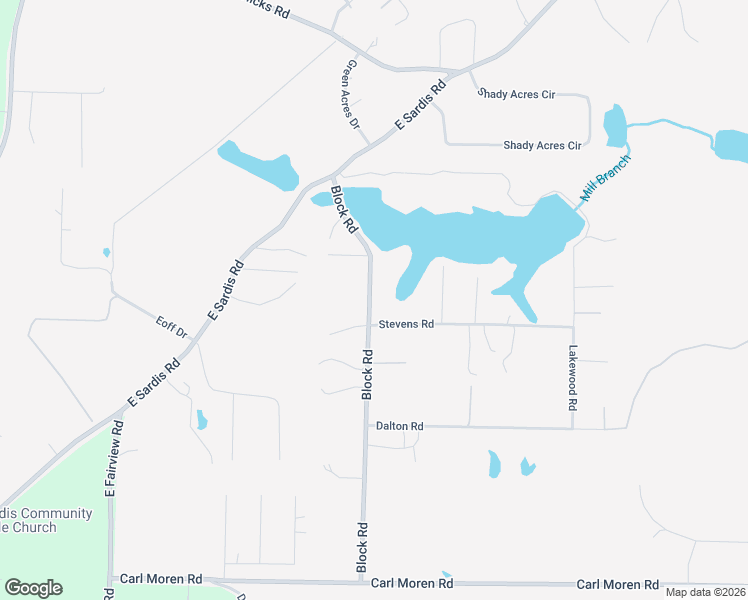 map of restaurants, bars, coffee shops, grocery stores, and more near 23716 Block Road in Hensley