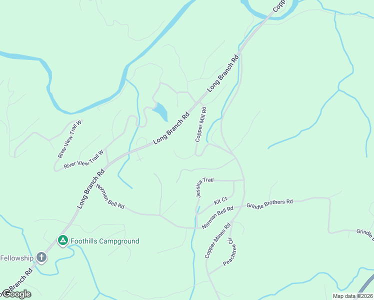 map of restaurants, bars, coffee shops, grocery stores, and more near 18 Old Oak Way in Dahlonega
