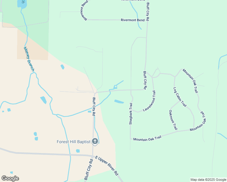 map of restaurants, bars, coffee shops, grocery stores, and more near 2268 Bluff City Road in Somerville